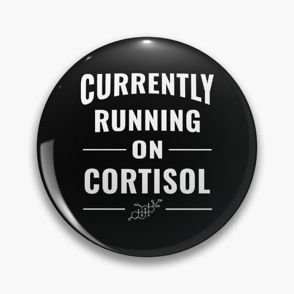 Item preview, Currently Running On Cortisol Work Stress Gift designed and sold by Say It With Ink.