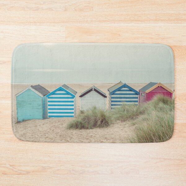 Item preview, Beach huts on sandy seashore designed and sold by assaf.
