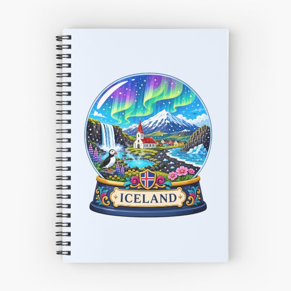 Item preview, Iceland - Snow Globe designed and sold by Myra365Art.