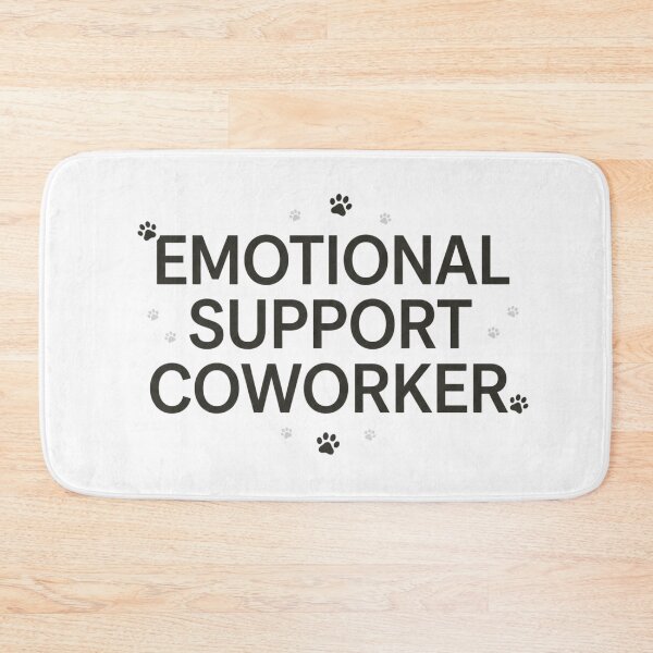 Item preview, Emotional Support Coworker Funny Dog Corporate WFH Job Title designed and sold by KreatoLab.