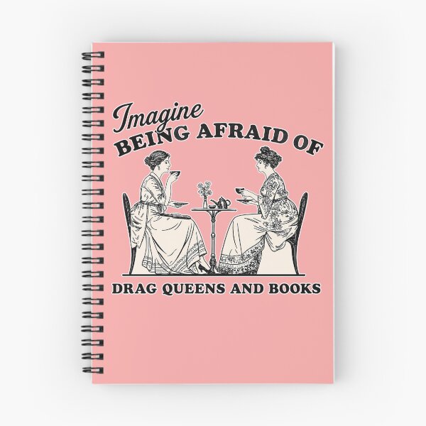 Item preview, imagine being afraid of drag queens and books, designed and sold by Art-Monnard.