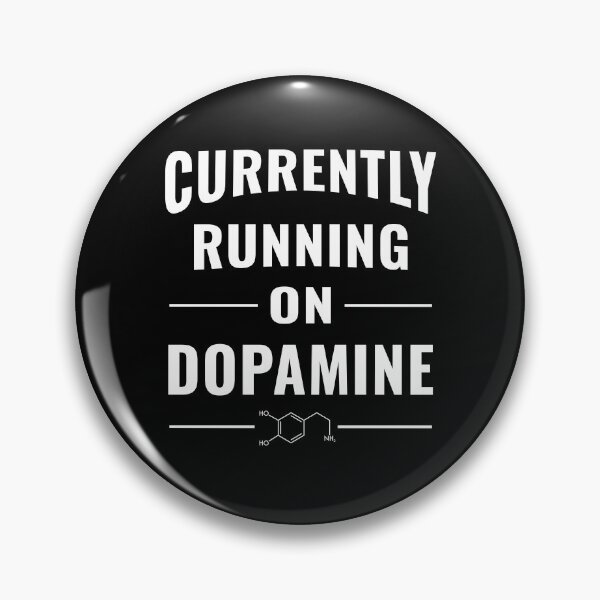Item preview, Currently Running On Dopamine ADHD Humor Gift designed and sold by Say It With Ink.