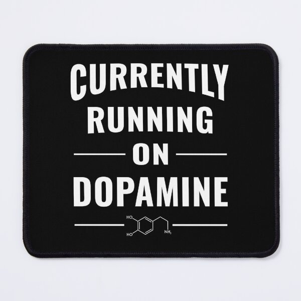 Item preview, Currently Running On Dopamine ADHD Humor Gift designed and sold by Say It With Ink.
