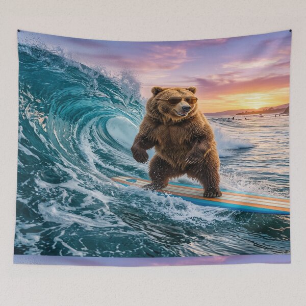 Item preview, Bear surfing a wave. designed and sold by Solomon-Ent-144.