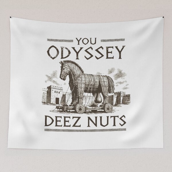 Item preview, Funny You Odyssey Deez Nuts  designed and sold by Achkalona.