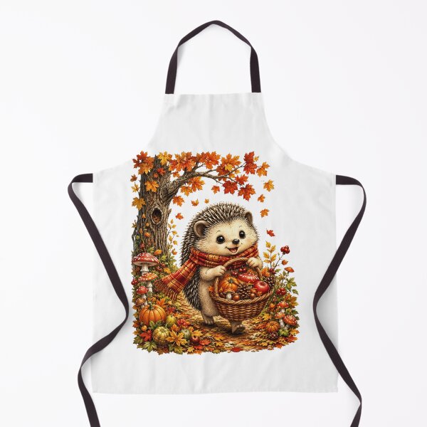 Item preview, Cute Fall Hedgehog Autumn Pumpkin Thanksgiving Woodland Gift designed and sold by QuiteOrbit.