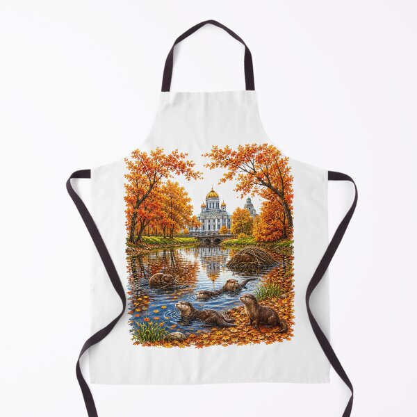 Item preview, Cute Fall Otter Autumn Thanksgiving Woodland Gift designed and sold by QuiteOrbit.