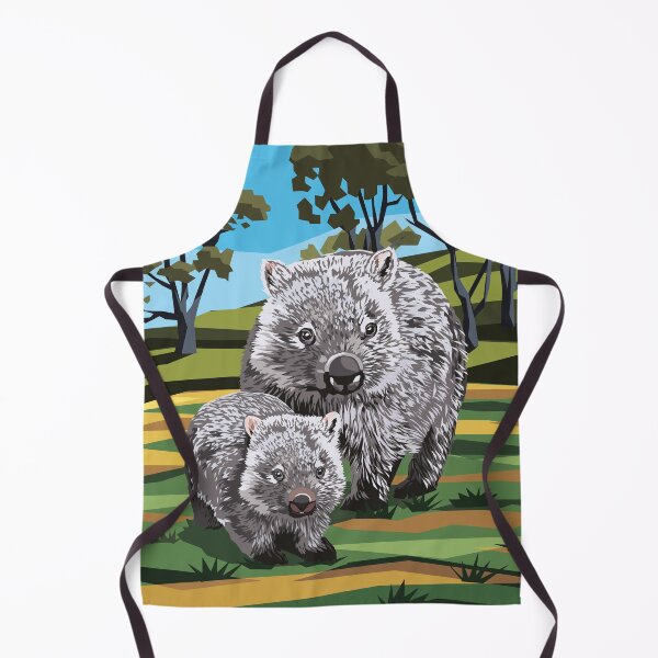 Item preview, Wombat and baby Joey designed and sold by Art by Ira.