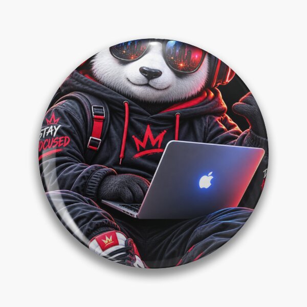 Item preview, Streetwear Panda Hustle – Stay Focused Dream Hustle Win designed and sold by Spiking11.