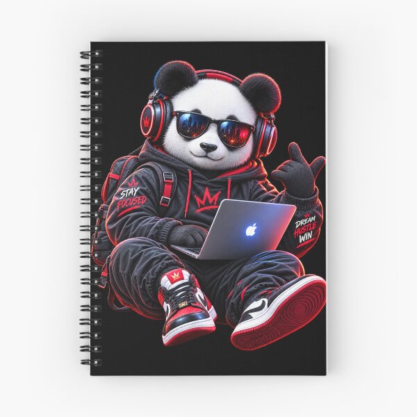 Item preview, Streetwear Panda Hustle – Stay Focused Dream Hustle Win designed and sold by Spiking11.