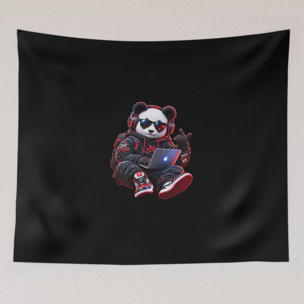 Item preview, Streetwear Panda Hustle – Stay Focused Dream Hustle Win designed and sold by Spiking11.