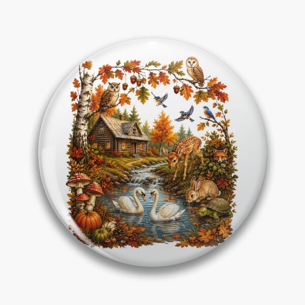 Item preview, Happy Fall Y’All Autumn Leaves Pumpkin nature  designed and sold by QuiteOrbit.