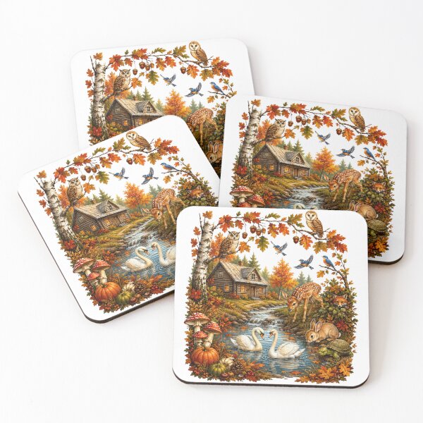 Item preview, Happy Fall Y’All Autumn Leaves Pumpkin nature  designed and sold by QuiteOrbit.