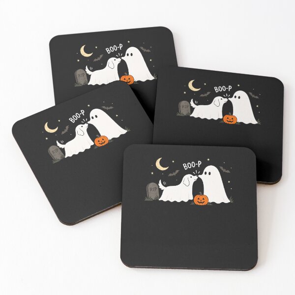Item preview, Halloween Dog Ghost Cute Halloween designed and sold by Tazmamert-HALOM.