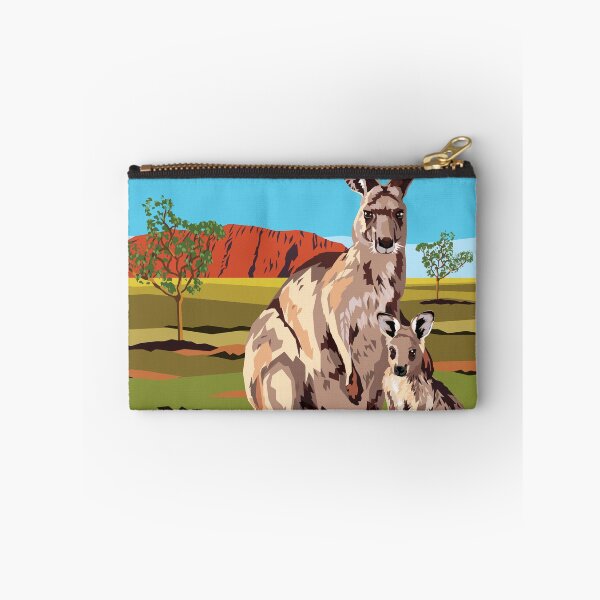 Item preview, Kangaroos at Uluru designed and sold by Art by Ira.
