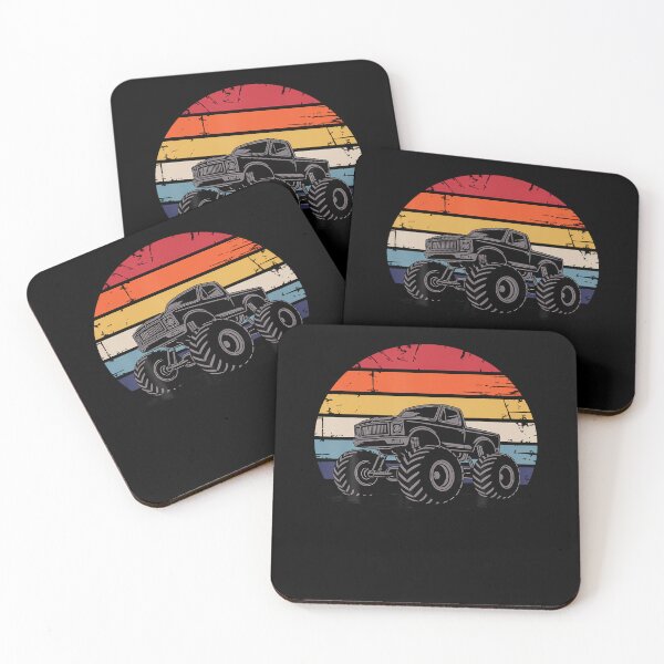 Item preview, Monster Truck Retro Sunset designed and sold by Mi-Zouhra.