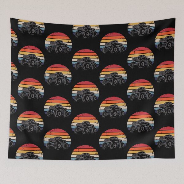 Item preview, Monster Truck Retro Sunset designed and sold by Mi-Zouhra.