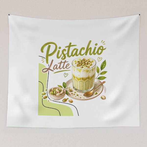 Item preview, Pistachio Latte | Creamy, Nutty & Irresistible designed and sold by UUniqueIImprint.