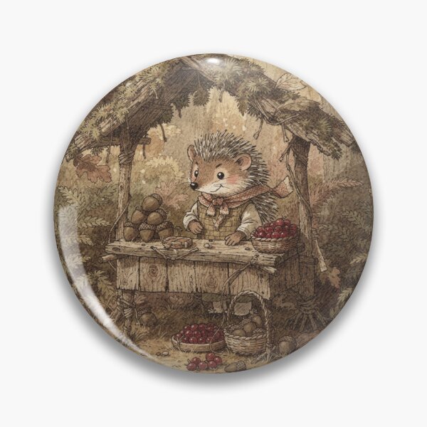 Item preview, Hedgehog Folk's Acorn Market Stall designed and sold by PictorialWhimsy.