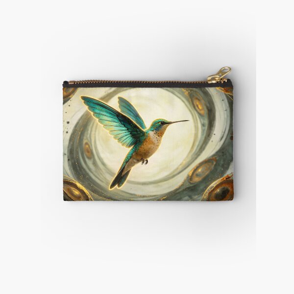 Item preview, Golden Flight - Surreal Hummingbird in Motion designed and sold by samitdigitalart.