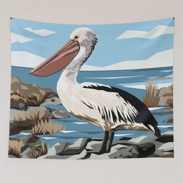 Item preview, Australian Pelican  designed and sold by Art by Ira.