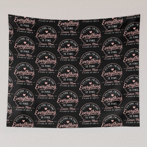 Item preview, Everything Is Fine Senior Mom Class Of 2027 designed and sold by Mi-Zouhra.