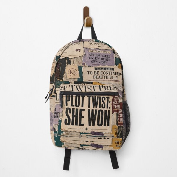 Item preview, The Plot Twist Press – She Won | Empowering Literary Collage Art for Women designed and sold by K3DreamKreations .