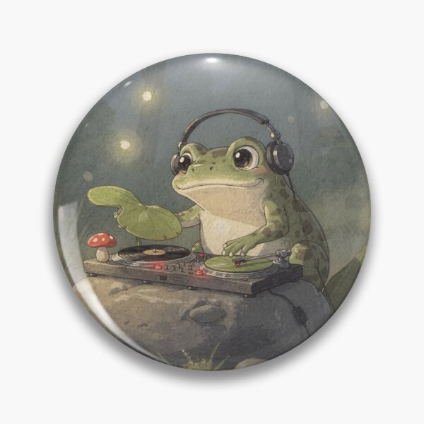 Item preview, Toad DJ at the Firefly Rave designed and sold by PictorialWhimsy.