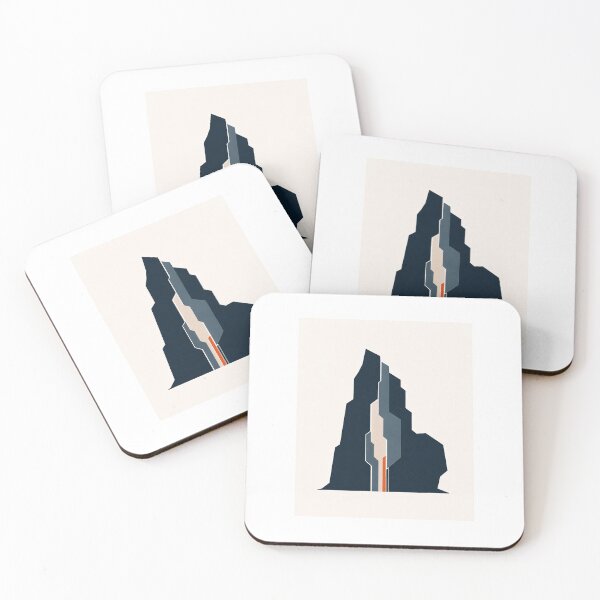 Item preview, Silent Outcrop | Minimal Nordic Monumental Structural Art designed and sold by Norvian.