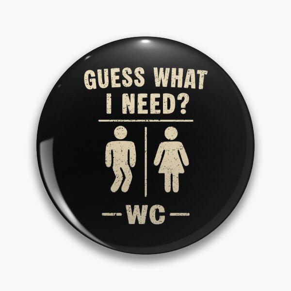 Item preview, Guess What I Need Funny Restroom Bathroom Gift designed and sold by Say It With Ink.