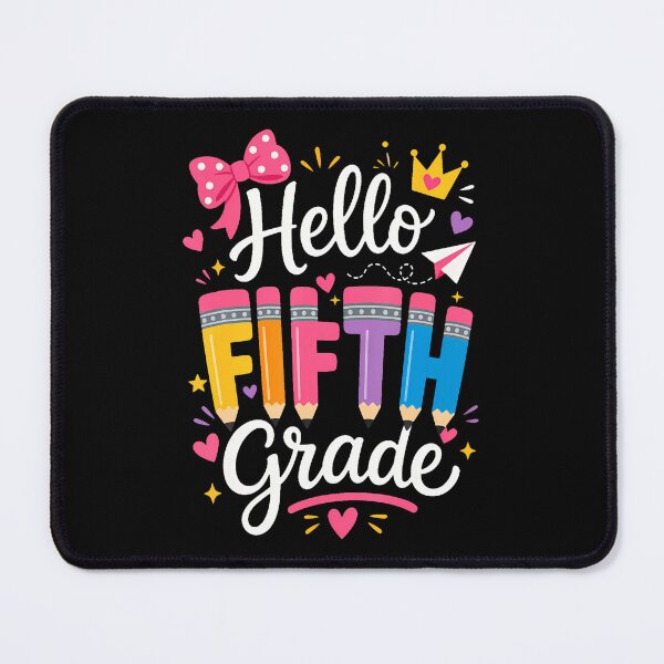 Item preview, Hello Fifth Grade designed and sold by Glitch-Critters.