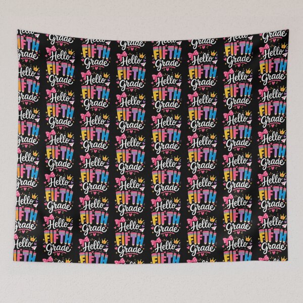 Item preview, Hello Fifth Grade designed and sold by Glitch-Critters.