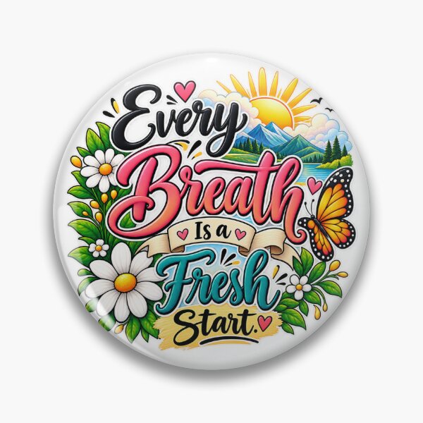 Item preview, Every Breath Is a Fresh Start designed and sold by KrithigaArts.