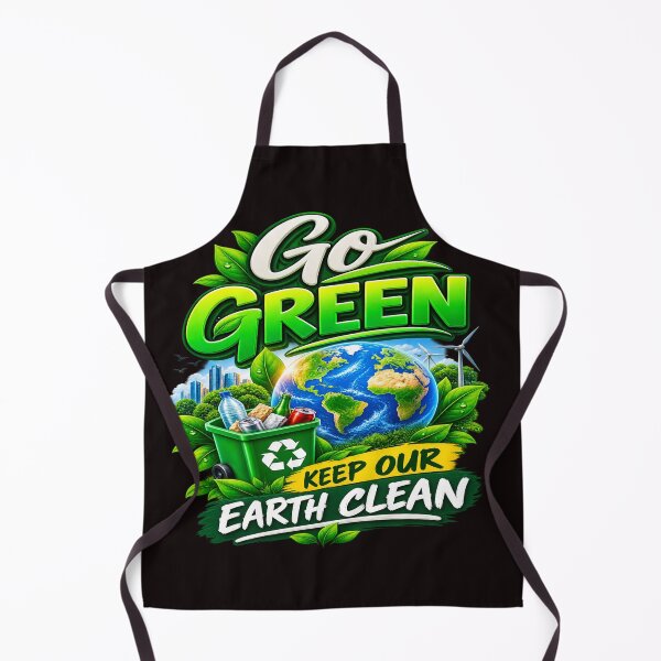 Item preview, Eco‑friendly: Go Green, Keep Our Earth Clean designed and sold by Techtricksgh.
