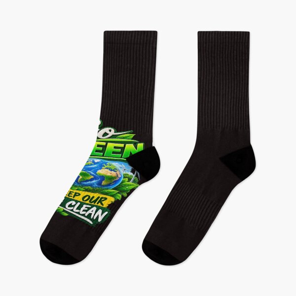 Item preview, Eco‑friendly: Go Green, Keep Our Earth Clean designed and sold by Techtricksgh.