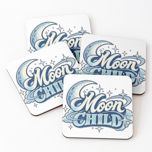 Item preview, Moon Child Celestial Retro Y2K Vintage Star Design designed and sold by MindMess Studio.