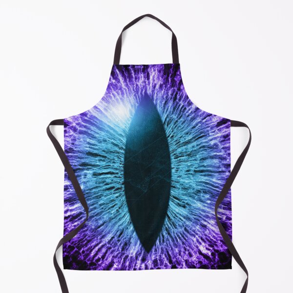 Item preview, Violet Cats Eye Creepy Dark Watcher Art designed and sold by Ghoul Enterprises.