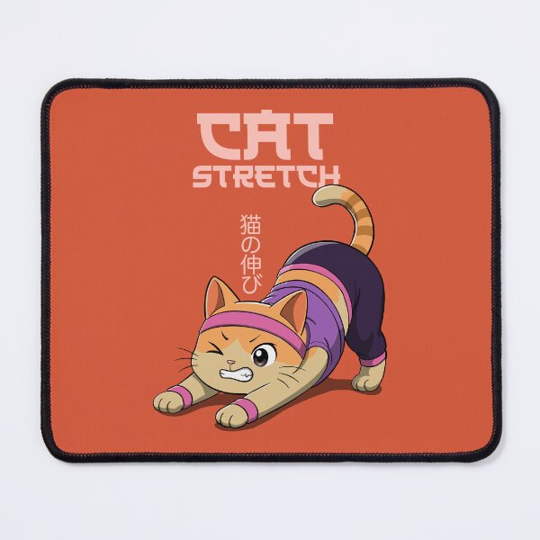 Item preview, Cat Stretch - Funny Cat Yoga Pose Illustration designed and sold by ZenReiArt.