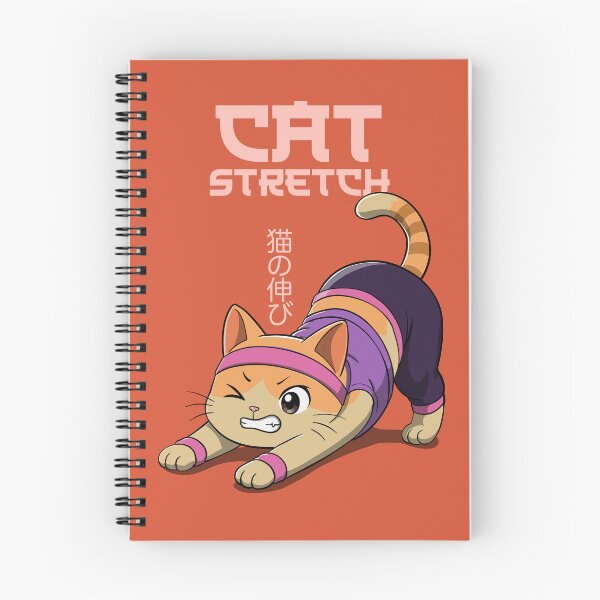 Item preview, Cat Stretch - Funny Cat Yoga Pose Illustration designed and sold by ZenReiArt.