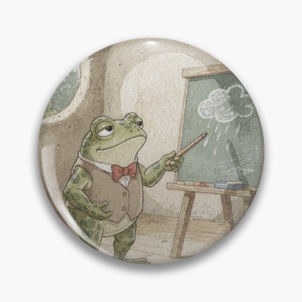 Item preview, Toad Weather Forecaster Predicting More Rain designed and sold by PictorialWhimsy.