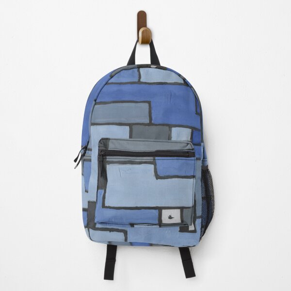 Item preview, Modern Tech Blue Gray Geometric Pattern designed and sold by Crissavia.