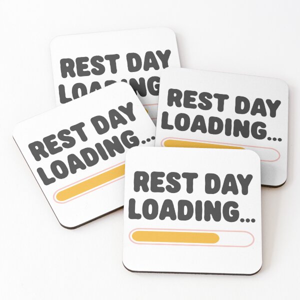 Item preview, Rest Day Loading Funny Gym Recovery Shirt designed and sold by ys96.
