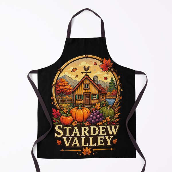 Item preview, Stardew Valley Autumn Harvest Cottage - Cozy Farmhouse Fall Design designed and sold by Rosteri.