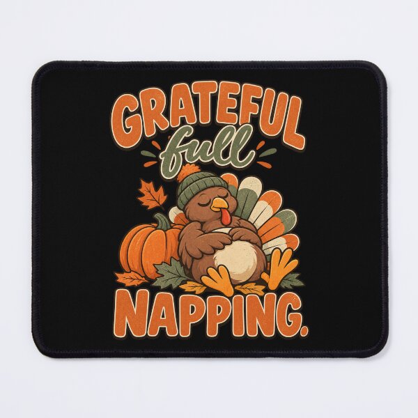 Item preview, Grateful. Full. Napping. Tee, Thanksgiving Dinner Humor designed and sold by PhylonBoxx.