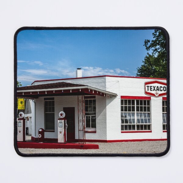 Item preview, Retro Roadside Americana Historic Texaco Station Photo designed and sold by Melluna Studio.