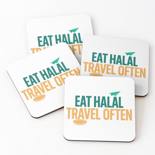Item preview, Eat Halal Travel Often Muslim Traveler Shirt designed and sold by ys96.