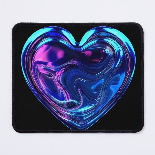 Item preview, Liquid Chrome Neon Heart designed and sold by Studio.Nexus.