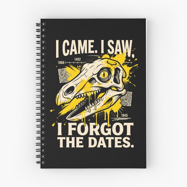Item preview, History Meme - Student Humor Dinosaur Skull designed and sold by SplashTastic.
