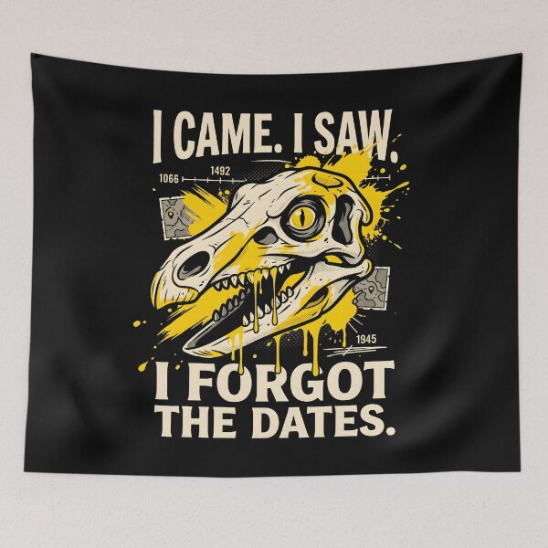 Item preview, History Meme - Student Humor Dinosaur Skull designed and sold by SplashTastic.