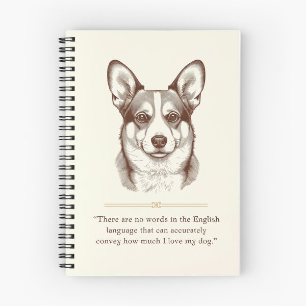 Item preview, Corgi Mix Vintage Portrait Dog Love Quote designed and sold by WaggingTailsCo.